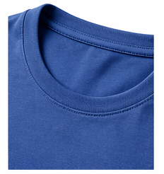 Blue shirt close-up